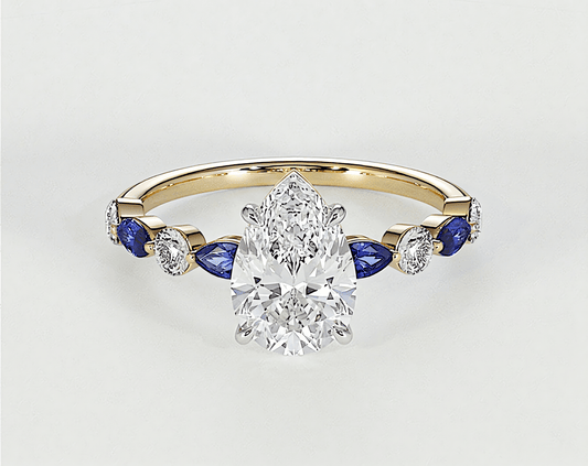 Ivy - Pear - Engagement Rings - Ramzi & Co.®