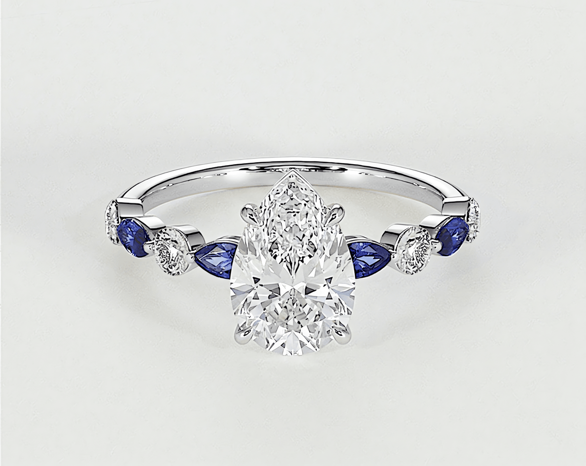 Ivy - Pear - Engagement Rings - Ramzi & Co.®