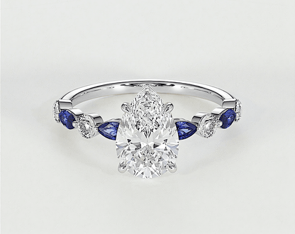 Ivy - Pear - Engagement Rings - Ramzi & Co.®