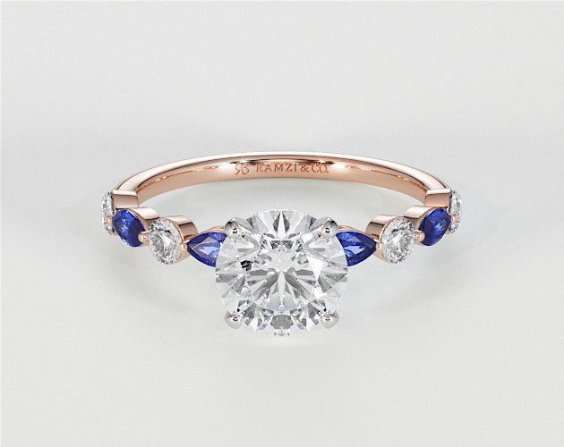 Ivy - Round - Engagement Rings - Ramzi & Co.®