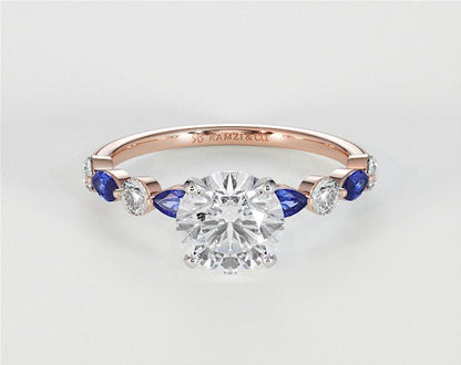 Ivy - Round - Engagement Rings - Ramzi & Co.®