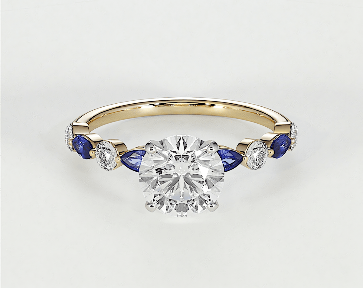 Ivy - Round - Engagement Rings - Ramzi & Co.®