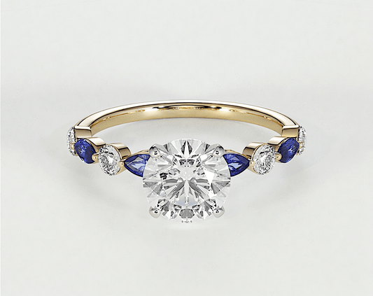 Ivy - Round - Engagement Rings - Ramzi & Co.®