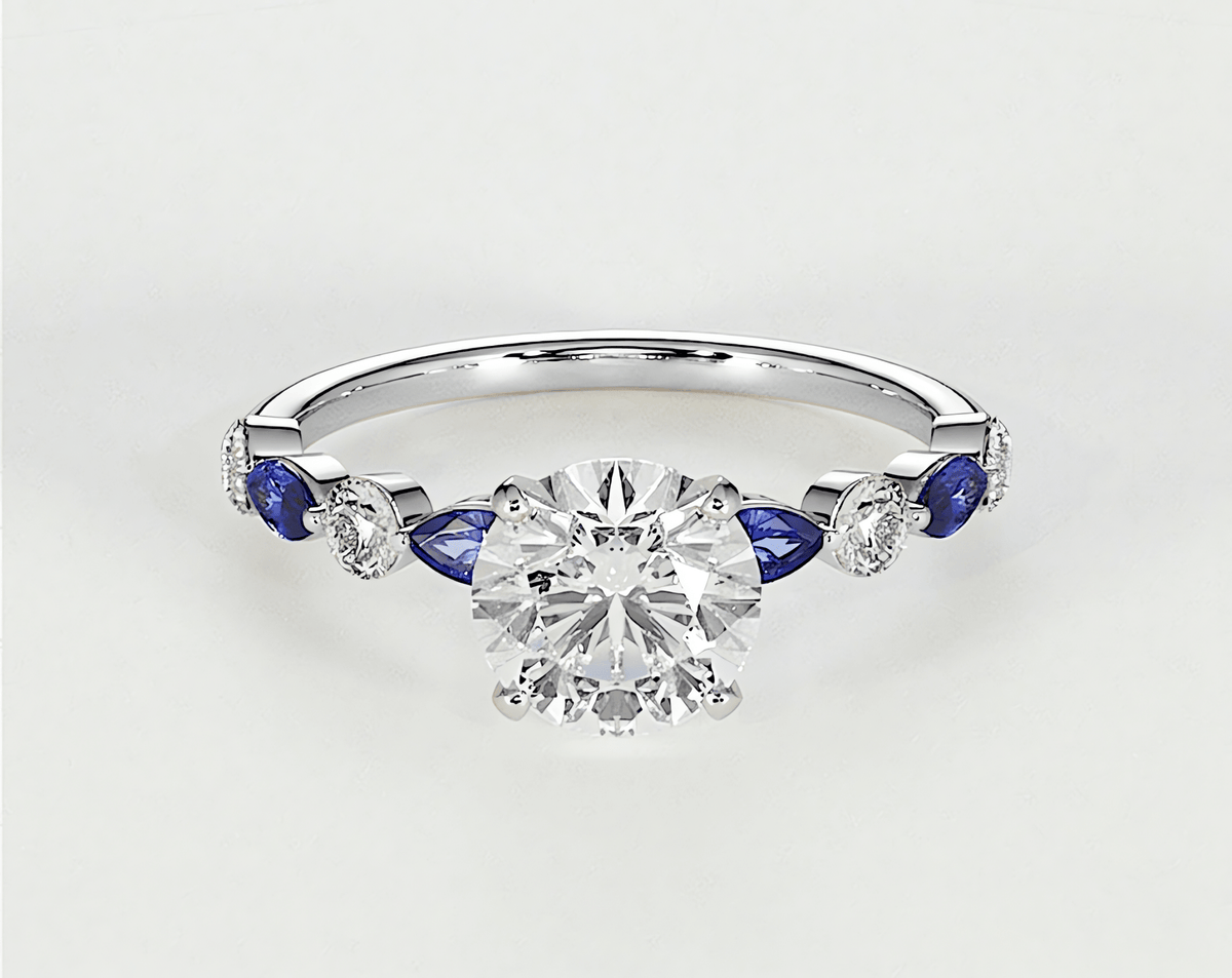Ivy - Round - Engagement Rings - Ramzi & Co.®