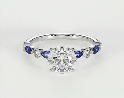 Ivy - Round - Engagement Rings - Ramzi & Co.®
