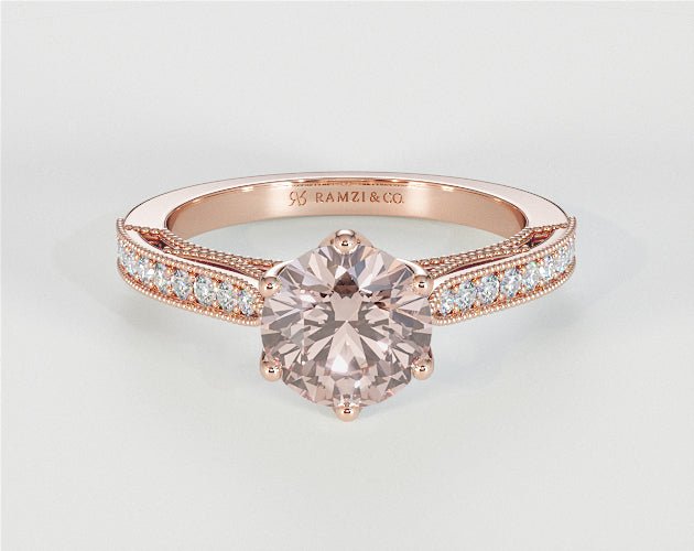 Janelle - Morganite Rings - Ramzi & Co.®