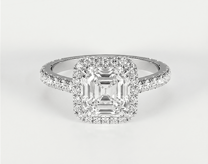 Jasmine - Asscher - Engagement Rings - Ramzi & Co.®