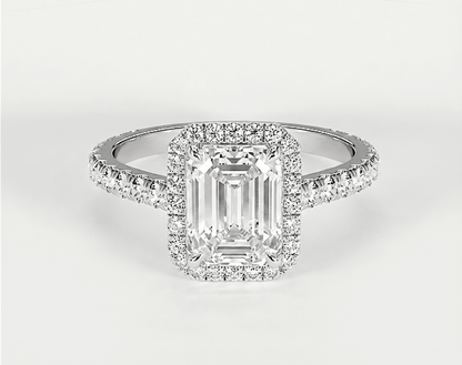 Jasmine - Emerald - Engagement Rings - Ramzi & Co.®