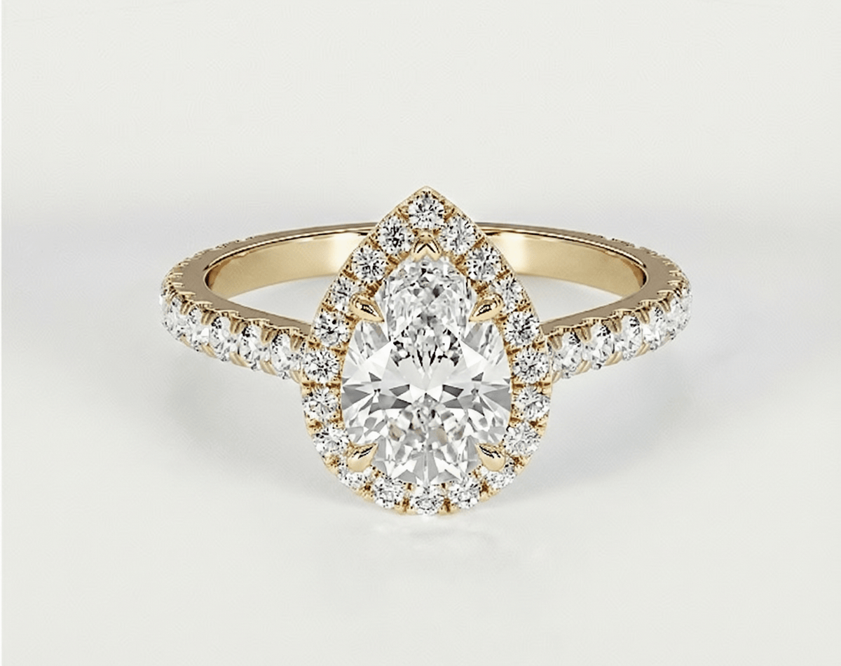 Jasmine - Pear - Engagement Rings - Ramzi & Co.®