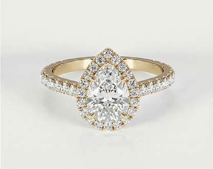 Jasmine - Pear - Engagement Rings - Ramzi & Co.®
