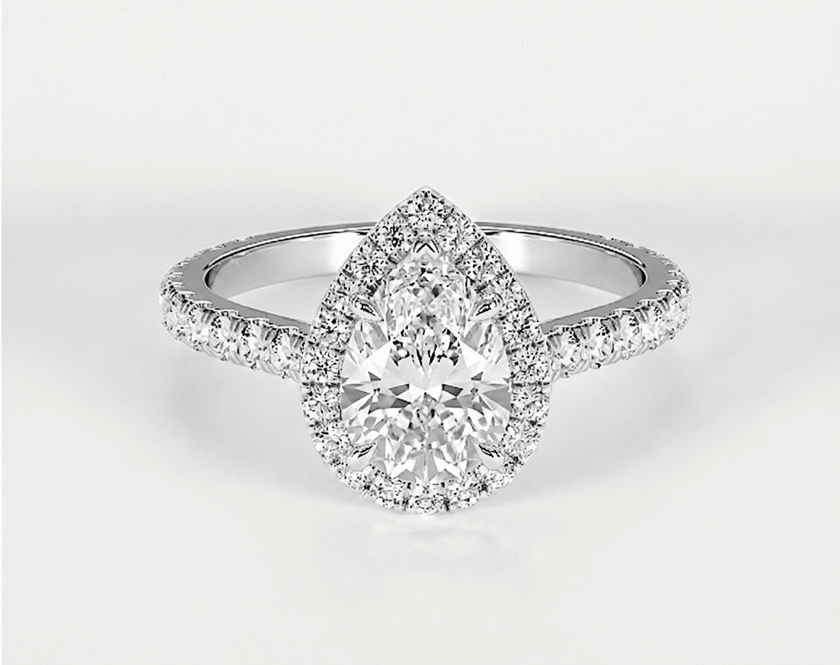 Jasmine - Pear - Engagement Rings - Ramzi & Co.®