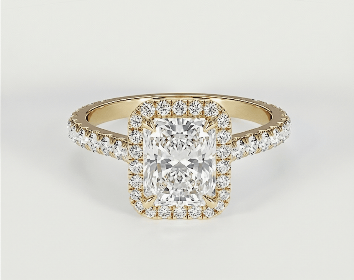 Jasmine - Radiant - Engagement Rings - Ramzi & Co.®