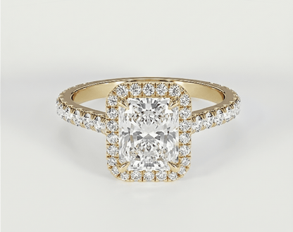Jasmine - Radiant - Engagement Rings - Ramzi & Co.®