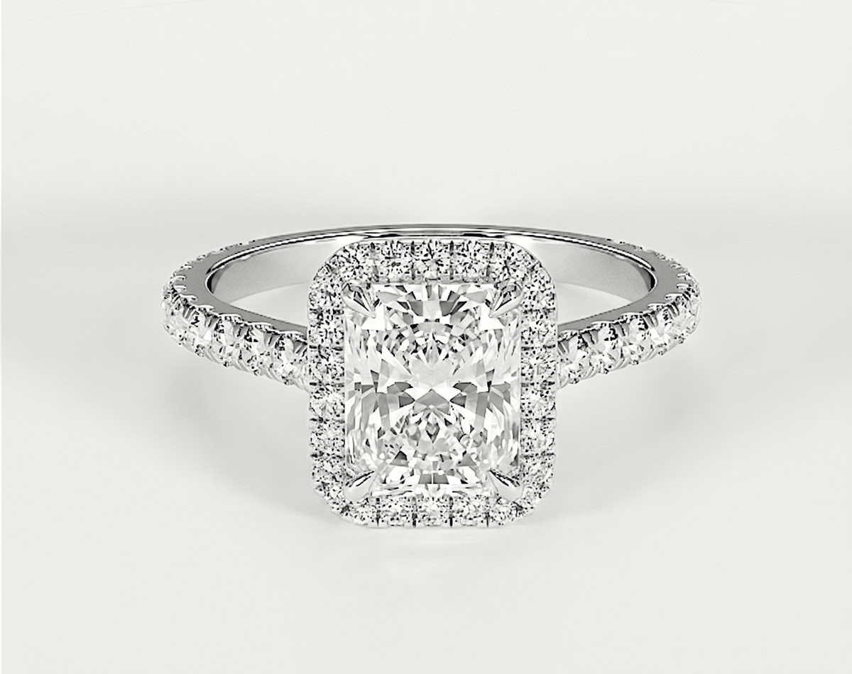 Jasmine - Radiant - Engagement Rings - Ramzi & Co.®