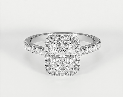 Jasmine - Radiant - Engagement Rings - Ramzi & Co.®