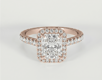 Jasmine - Radiant - Engagement Rings - Ramzi & Co.®