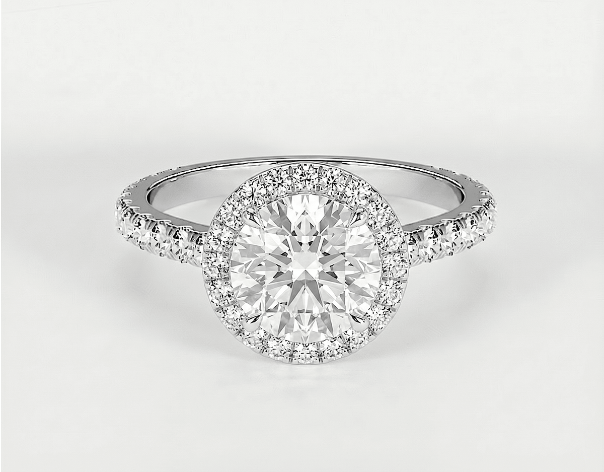 Jasmine - Round - Engagement Rings - Ramzi & Co.®