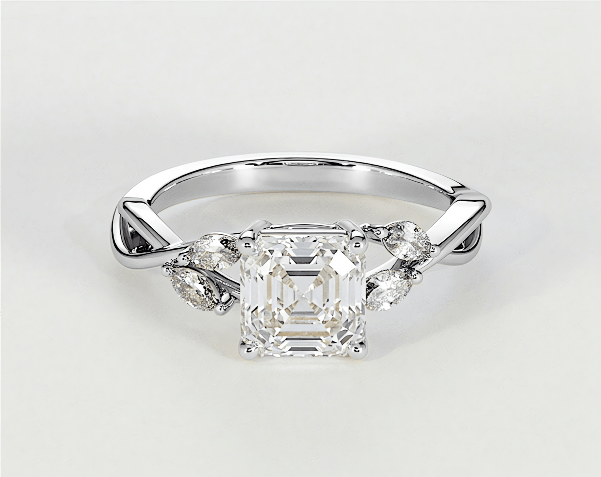 Jessica - Asscher - Engagement Rings - Ramzi & Co.®