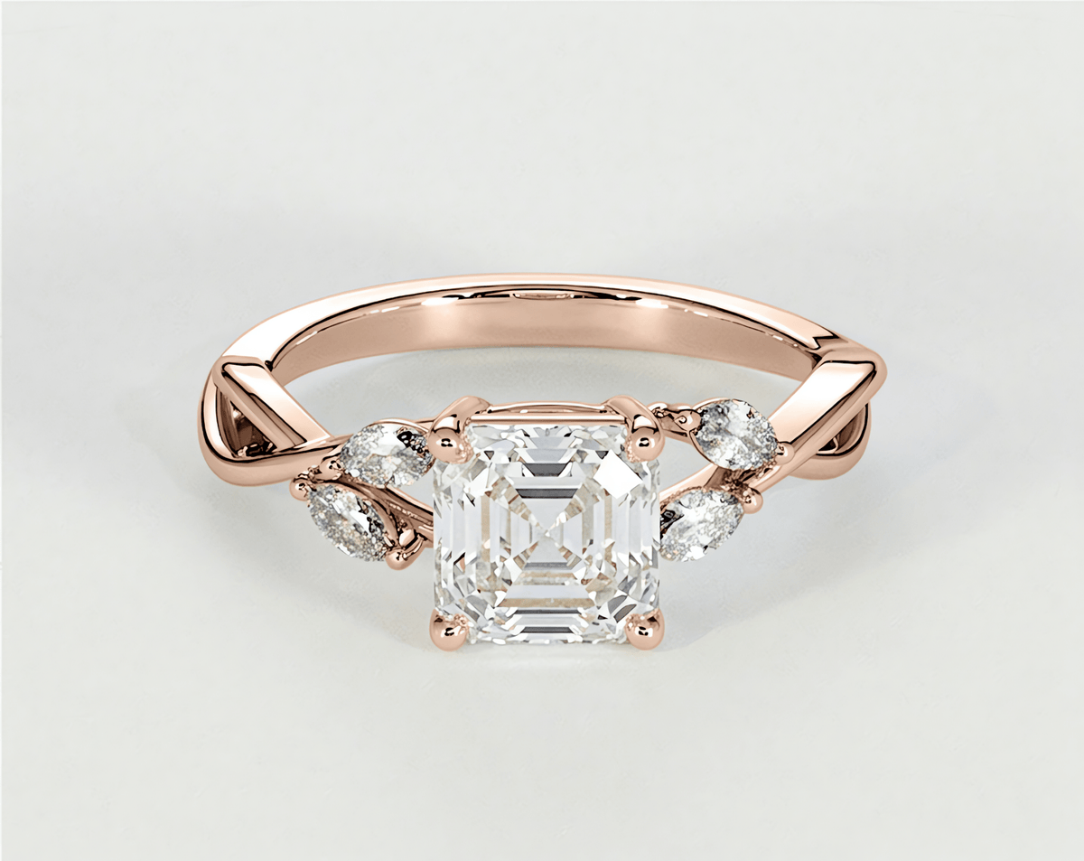 Jessica - Asscher - Engagement Rings - Ramzi & Co.®