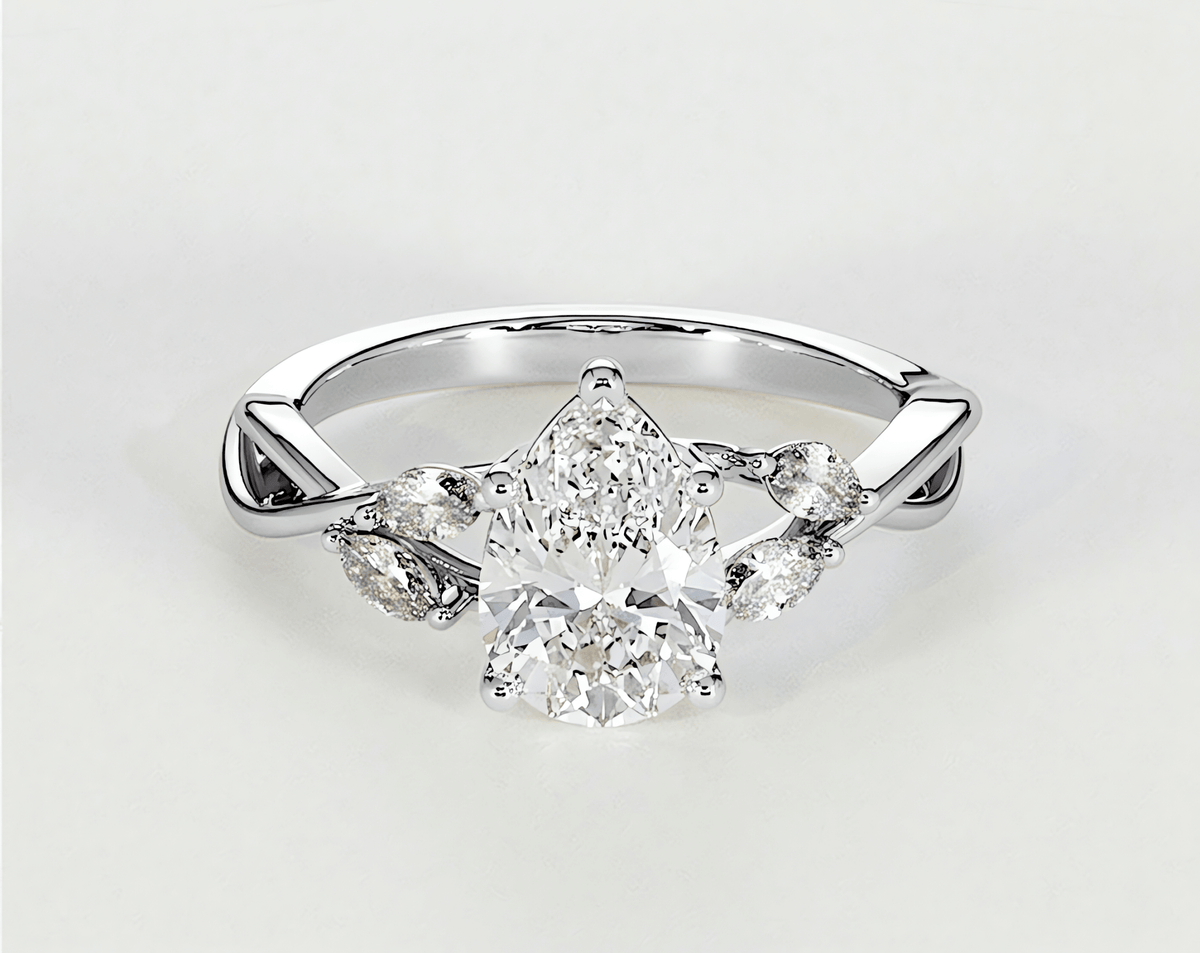 Jessica - Pear - Engagement Rings - Ramzi & Co.®