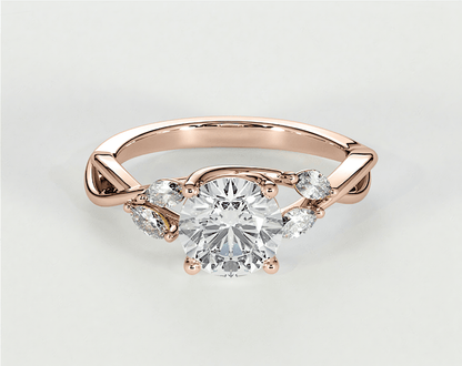 Jessica - Round - Engagement Rings - Ramzi & Co.®