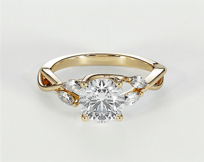 Jessica - Round - Engagement Rings - Ramzi & Co.®