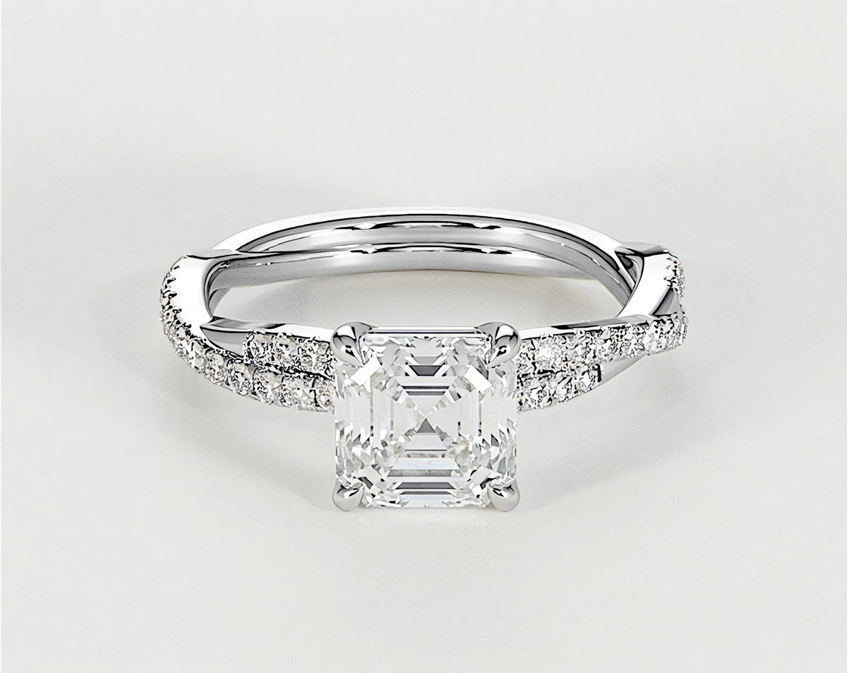 Katherine - Asscher - Engagement Rings - Ramzi & Co.®
