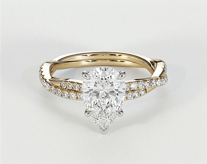 Katherine - Pear - Engagement Rings - Ramzi & Co.®