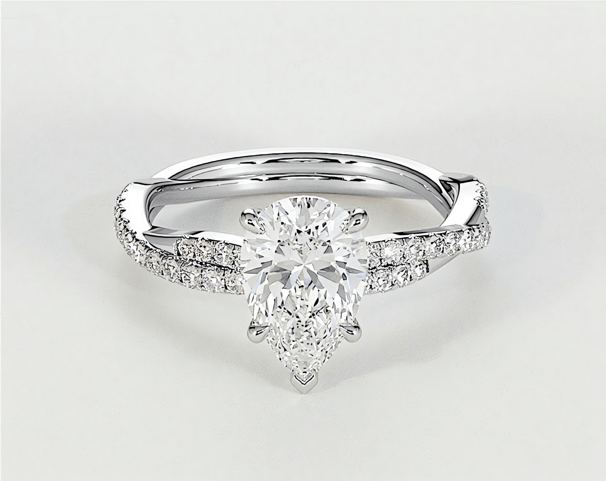 Katherine - Pear - Engagement Rings - Ramzi & Co.®