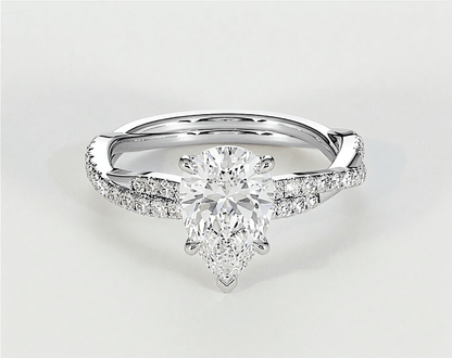 Katherine - Pear - Engagement Rings - Ramzi & Co.®