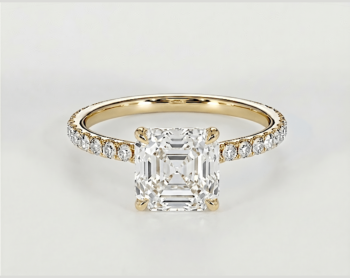Kayla - Asscher - Engagement Rings - Ramzi & Co.®