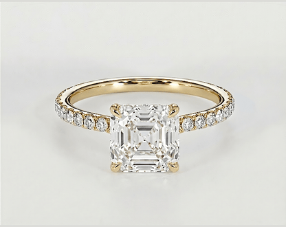 Kayla - Asscher - Engagement Rings - Ramzi & Co.®