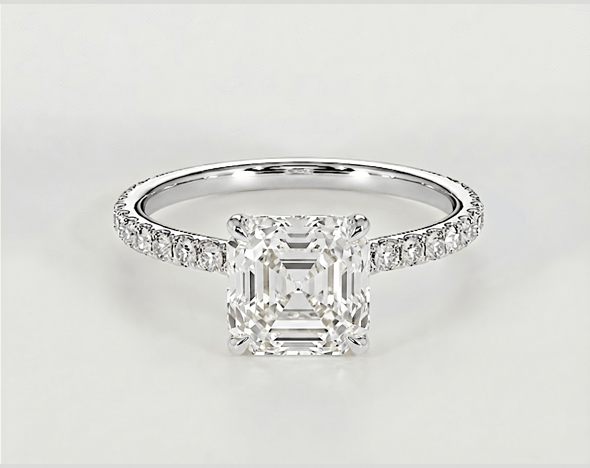 Kayla - Asscher - Engagement Rings - Ramzi & Co.®