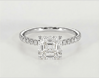 Kayla - Asscher - Engagement Rings - Ramzi & Co.®