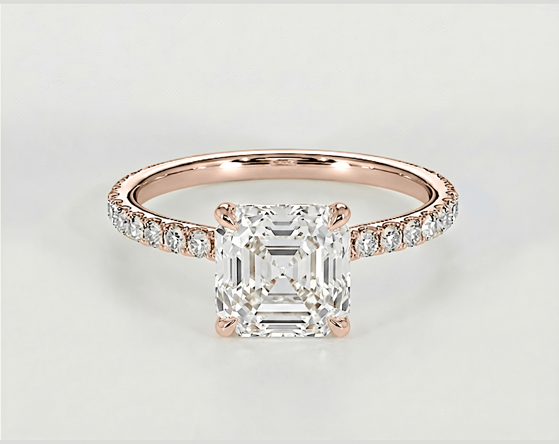 Kayla - Asscher - Engagement Rings - Ramzi & Co.®