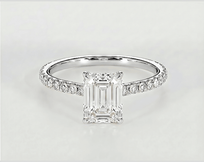 Kayla - Emerald - Engagement Rings - Ramzi & Co.®