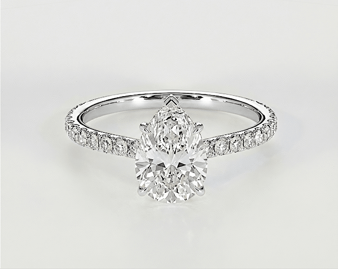 Kayla - Pear - Engagement Rings - Ramzi & Co.®