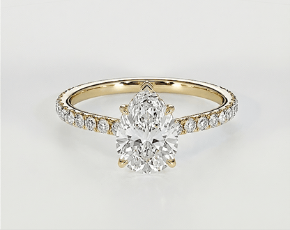 Kayla - Pear - Engagement Rings - Ramzi & Co.®