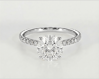 Kayla - Round - Engagement Rings - Ramzi & Co.®