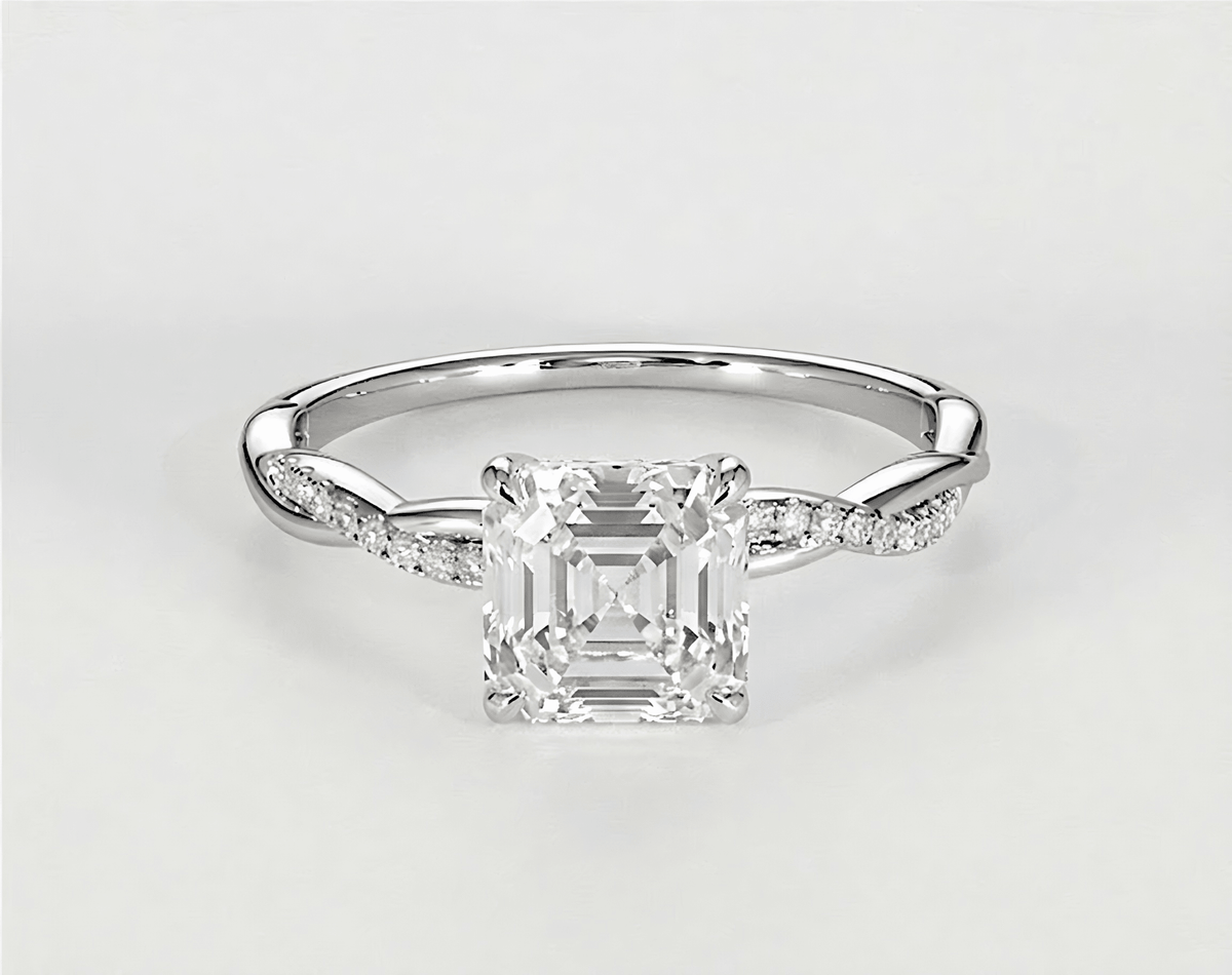 Kiara - Asscher - Engagement Rings - Ramzi & Co.®