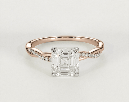 Kiara - Asscher - Engagement Rings - Ramzi & Co.®