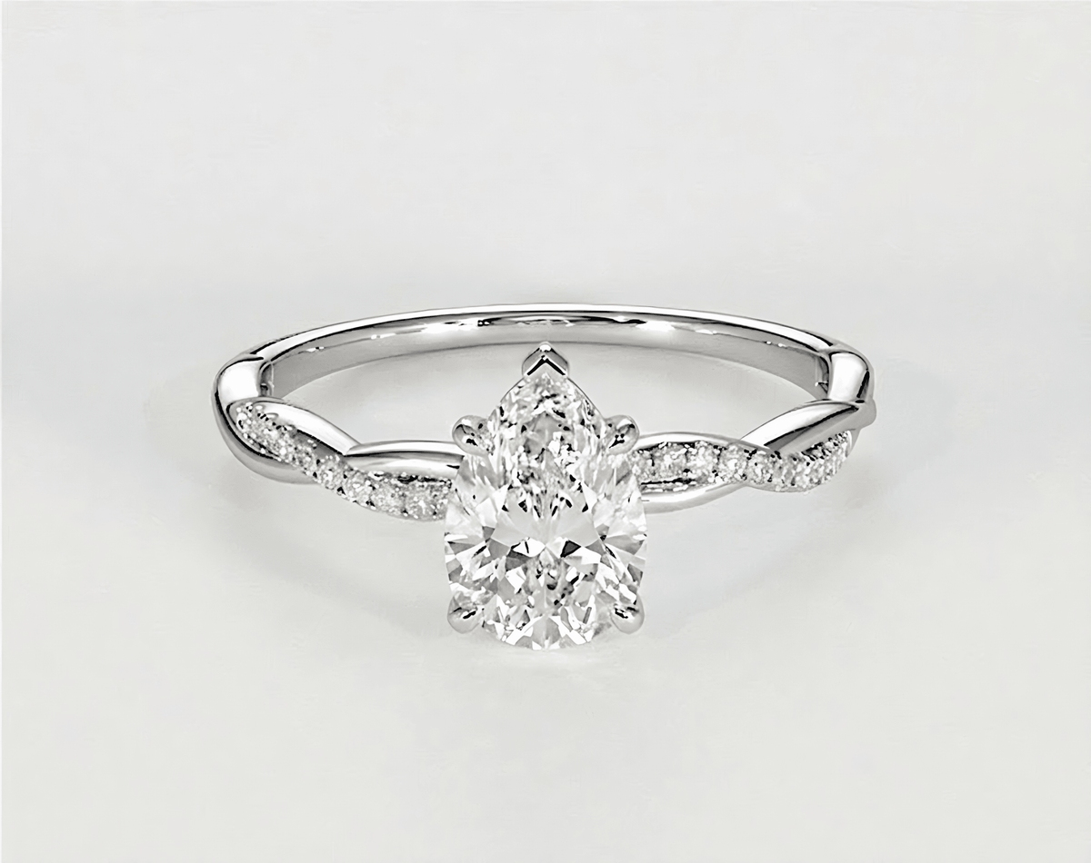 Kiara - Pear - Engagement Rings - Ramzi & Co.®