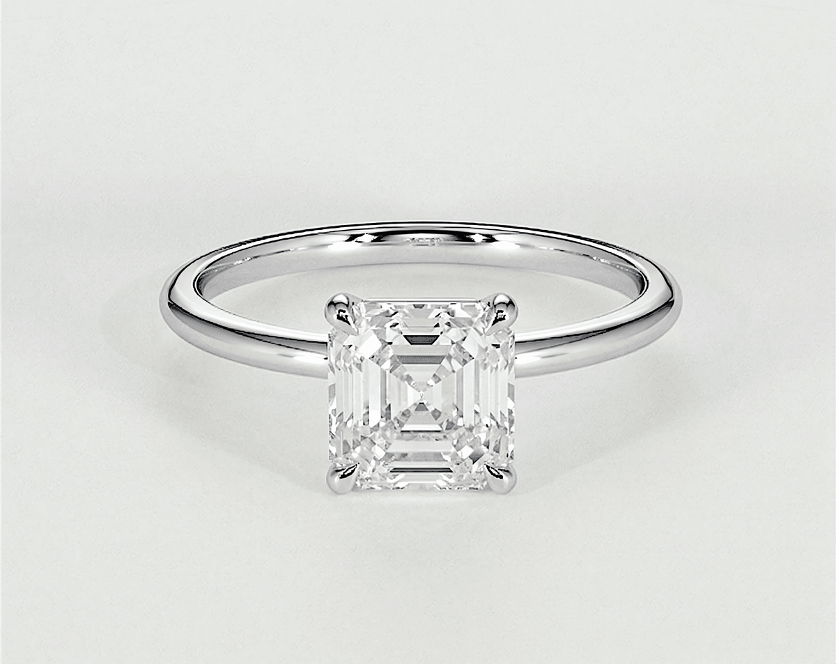 Kimberly - Asscher - Engagement Rings - Ramzi & Co.®