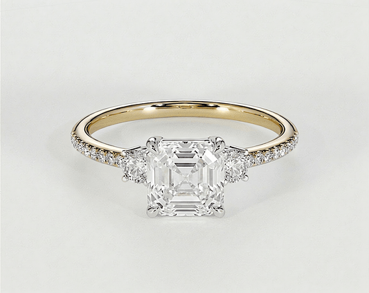 Lara - Asscher - Engagement Rings - Ramzi & Co.®