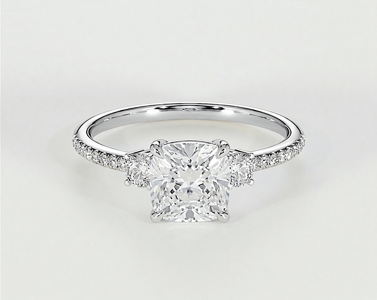 Lara - Cushion - Engagement Rings - Ramzi & Co.®