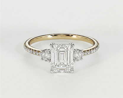 Lara - Emerald - Engagement Rings - Ramzi & Co.®