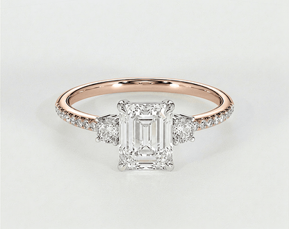 Lara - Emerald - Engagement Rings - Ramzi & Co.®