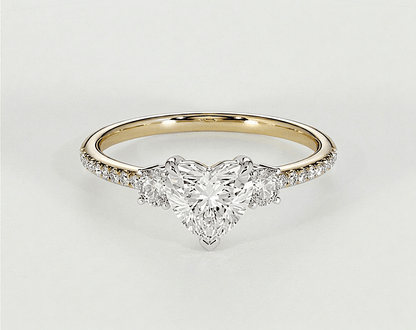 Lara - Heart - Engagement Rings - Ramzi & Co.®