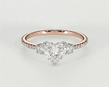 Lara - Heart - Engagement Rings - Ramzi & Co.®