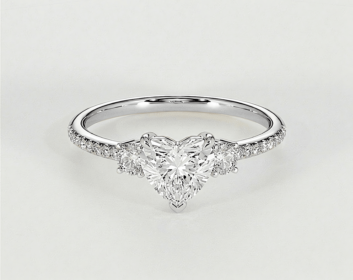Lara - Heart - Engagement Rings - Ramzi & Co.®